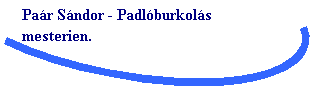 �v: Pa�r S�ndor - Padl�burkol�s mesterien.